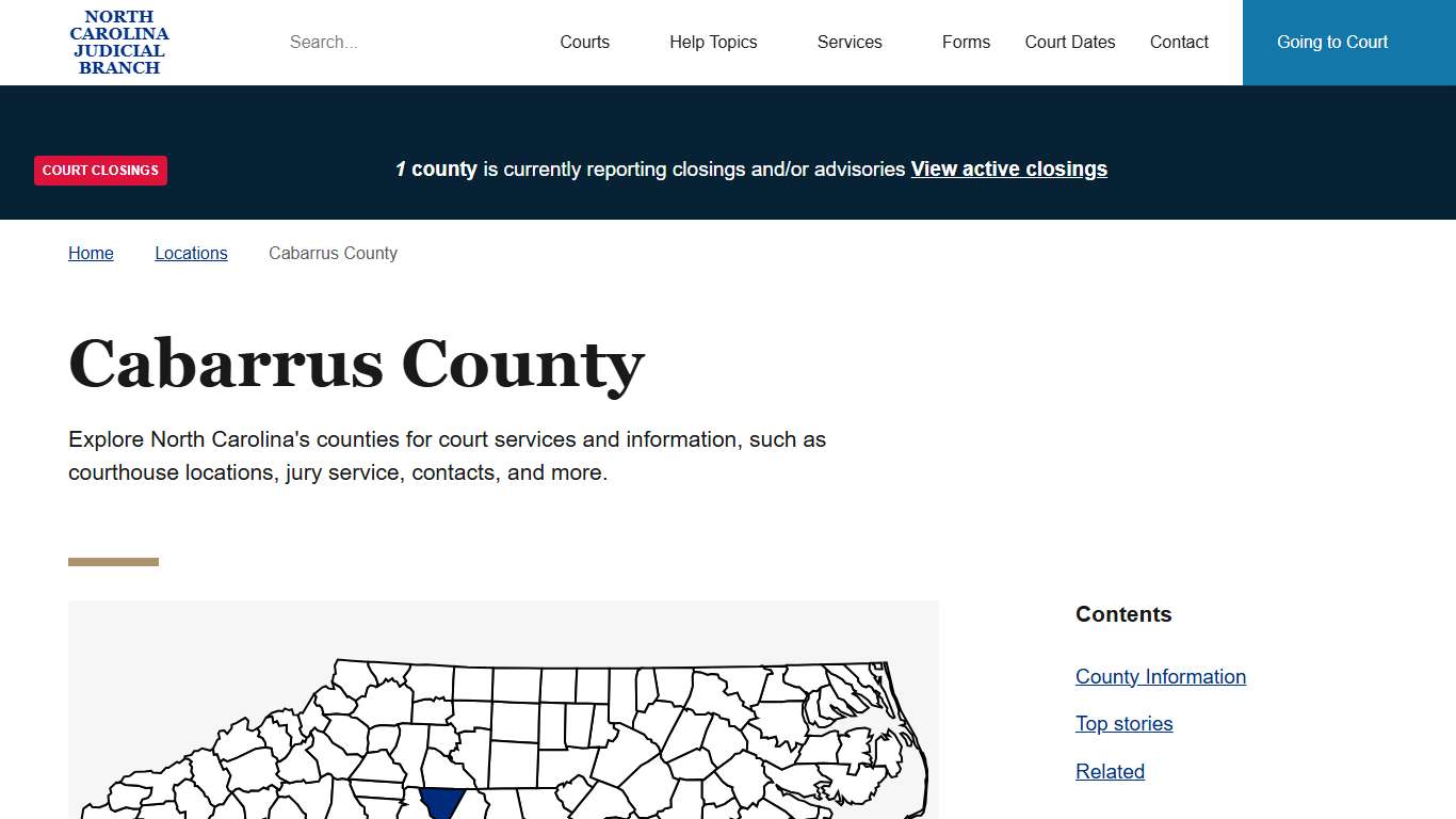 Cabarrus County | North Carolina Judicial Branch
